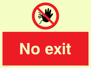 no exit