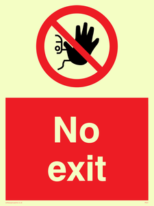 no exit