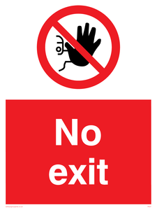 no exit