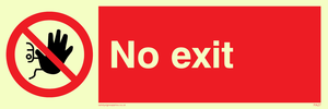 no exit