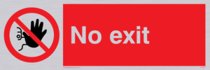 no exit