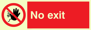 no exit