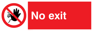 no exit