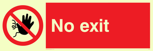 no exit