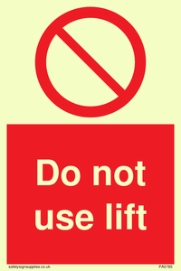 Do not use lift