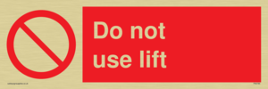 Do not use lift