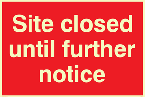 Site closed until further notice