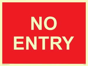 NO ENTRY