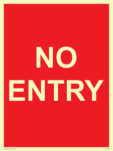 NO ENTRY
