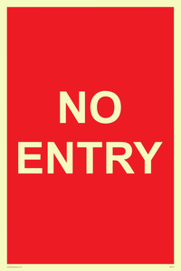 NO ENTRY
