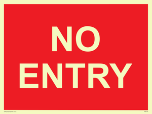 NO ENTRY