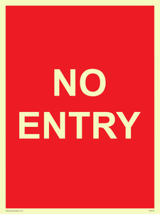 NO ENTRY
