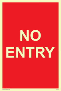 NO ENTRY