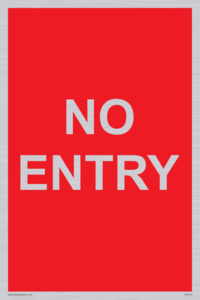 NO ENTRY