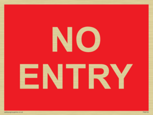 NO ENTRY