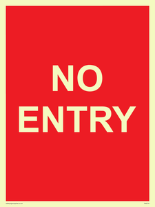 NO ENTRY