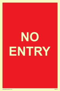 NO ENTRY