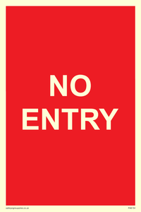 NO ENTRY