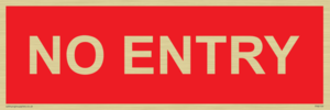 NO ENTRY