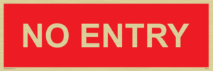 NO ENTRY