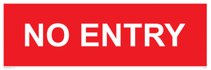 NO ENTRY sign 