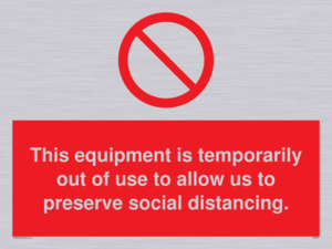This equipment is temporarily out of use to allow us to preserve social distancing.