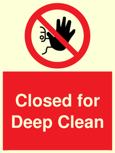 Closed for Deep Clean