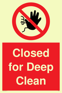 Closed for Deep Clean