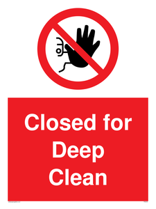 Closed for Deep Clean