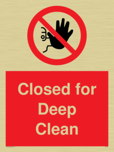 Closed for Deep Clean