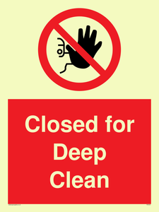 Closed for Deep Clean