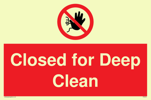 Closed for Deep Clean