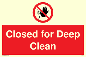 Closed for Deep Clean