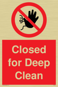 Closed for Deep Clean