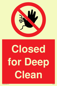 Closed for Deep Clean