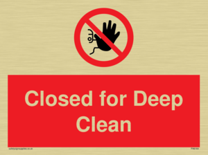 Closed for Deep Clean