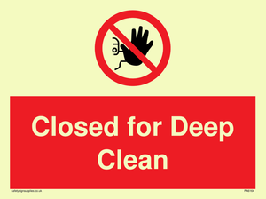 Closed for Deep Clean
