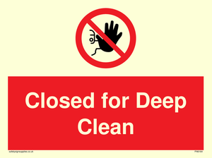Closed for Deep Clean