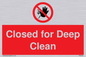 Closed for Deep Clean