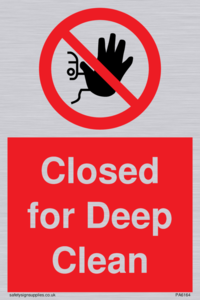 Closed for Deep Clean