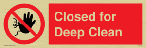 Closed for Deep Clean