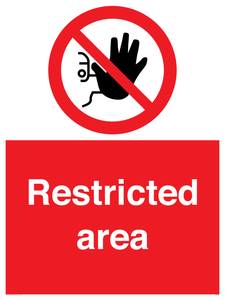 Restricted area
