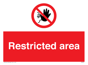 Restricted area