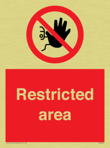 Restricted area