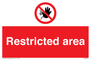 Restricted area