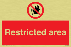 Restricted area