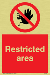 Restricted area