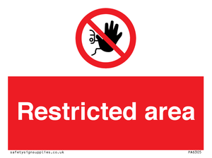 Restricted area