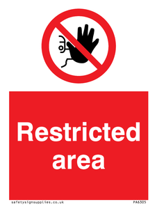Restricted area