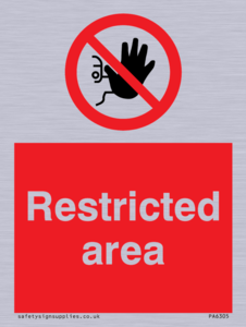 Restricted area